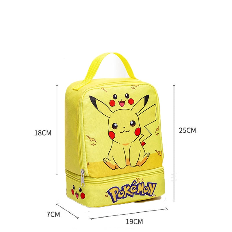 Mochila Escolar Pokémon dos Desenhos Animados, Brinquedos dos Personagens