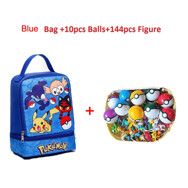 Mochila Escolar Pokémon dos Desenhos Animados, Brinquedos dos Personagens