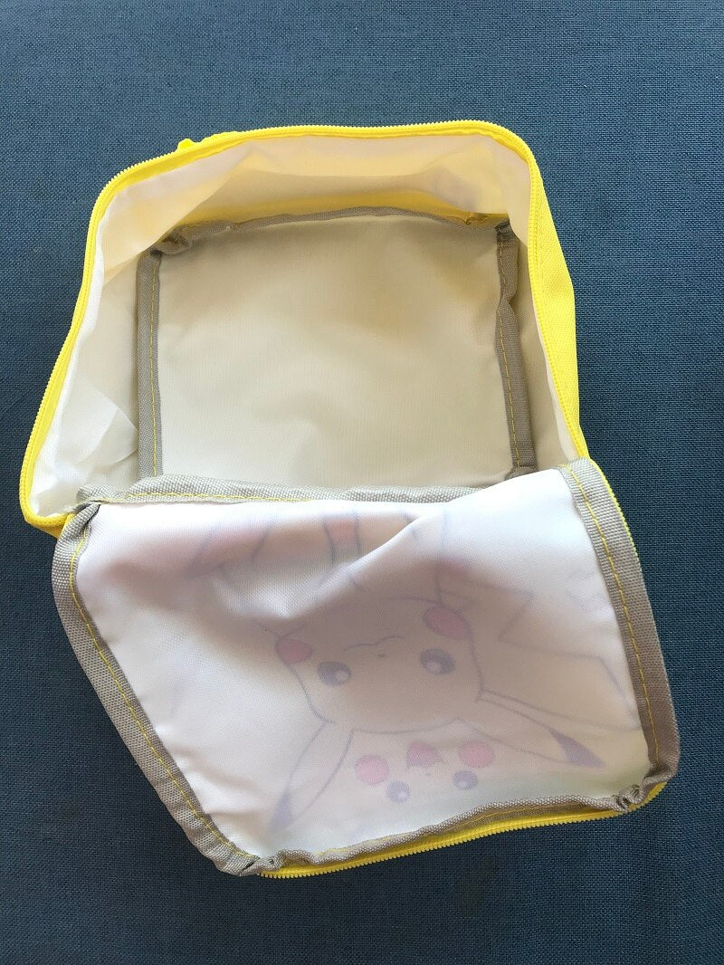 Mochila Escolar Pokémon dos Desenhos Animados, Brinquedos dos Personagens